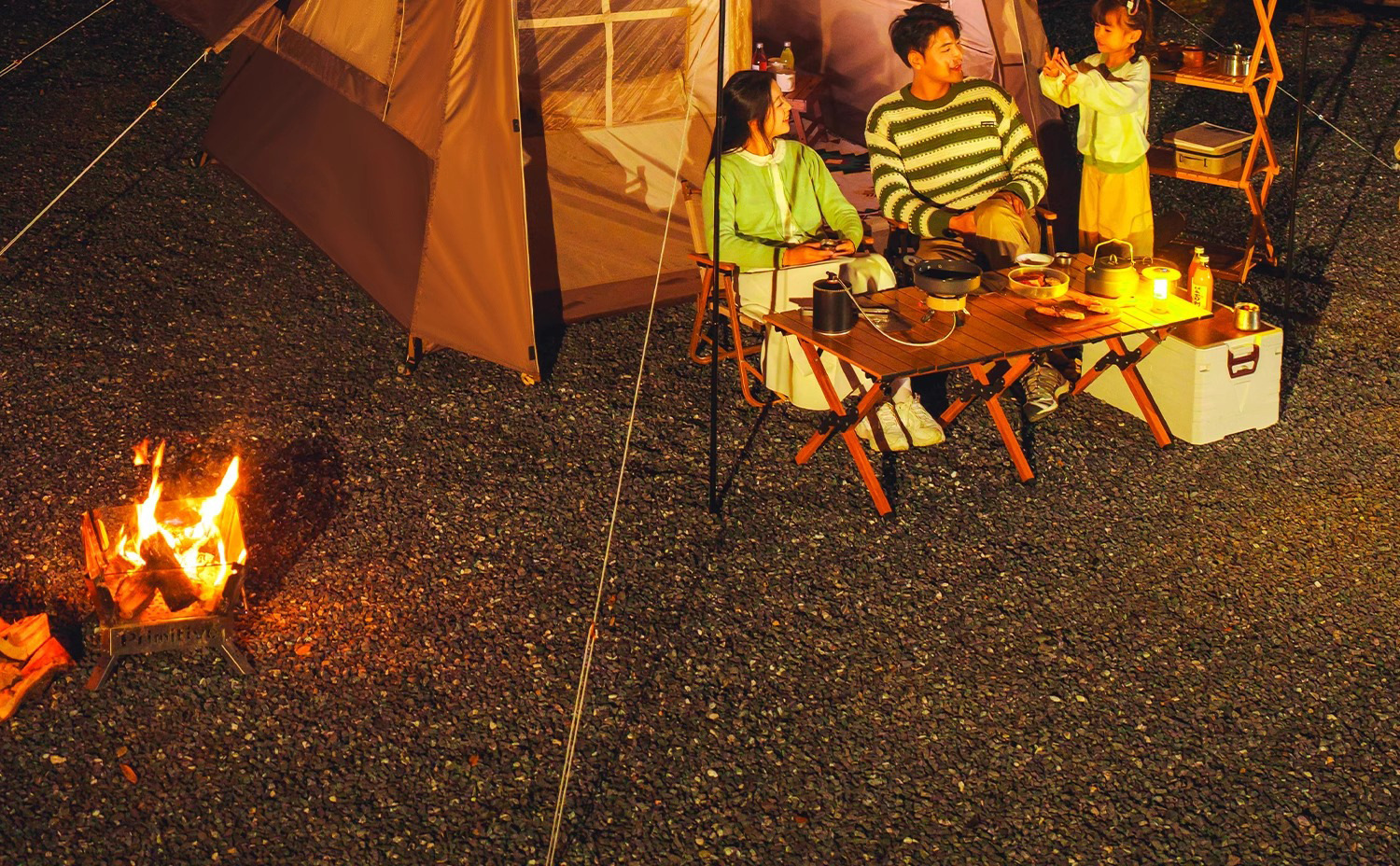 屋脊6.0帐篷户外全自动加厚黑胶防晒防雨速开露营小屋野营屋脊