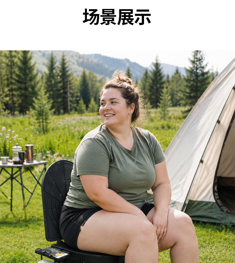 2025新款加高户外带盖折叠马桶便携式车载移动厕所旅游露营座便器