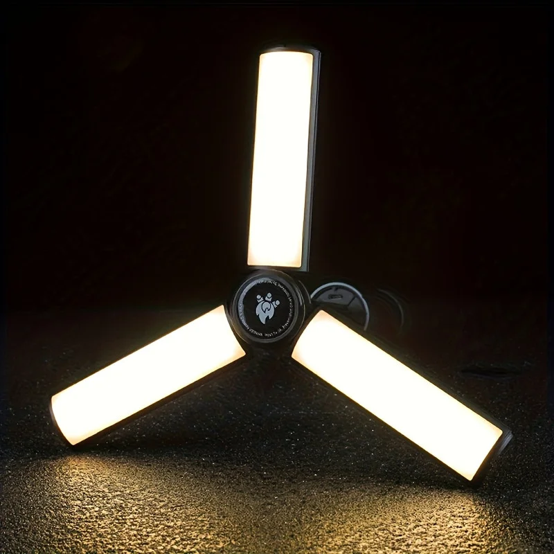 2 合 1 LED 露营灯高亮度手电筒 - 4 节可伸缩杆，270&deg; 可调光束，挂钩设计，可拆卸遮光罩，双用于开关模式，USB 充电露营灯支架底座，户外探险的理想之选