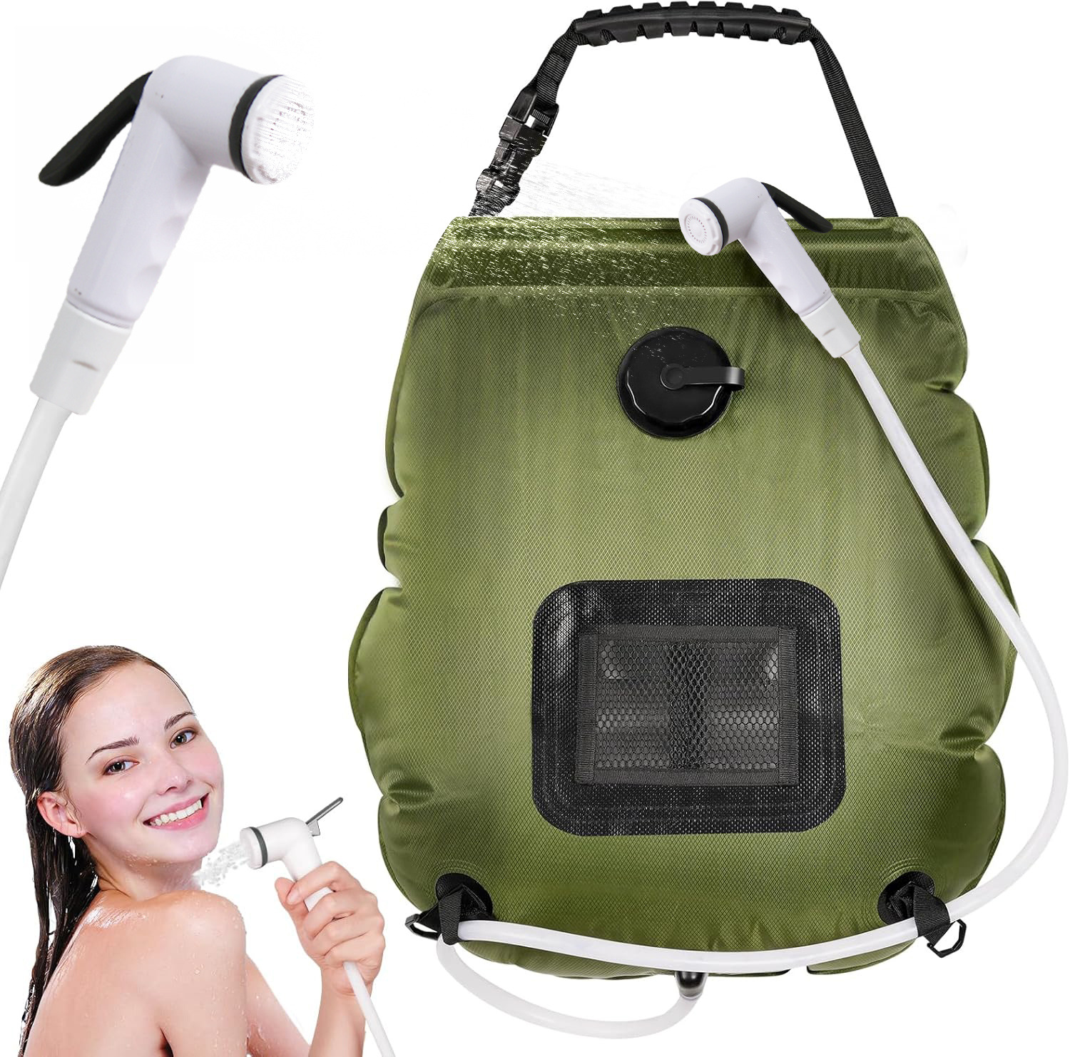 20L green (white spray gun head) +20L