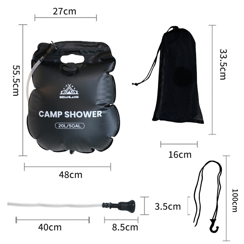20L black (black rotating head) - economical model + 20L
