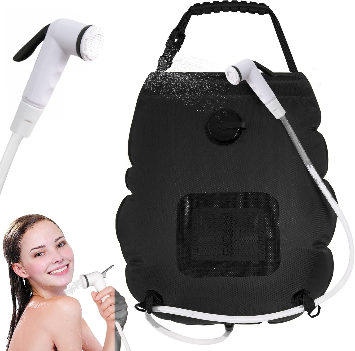 20L black (white spray gun head) +20L